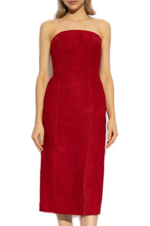 Homeware Alexander McQueen Strapless Midi Dress