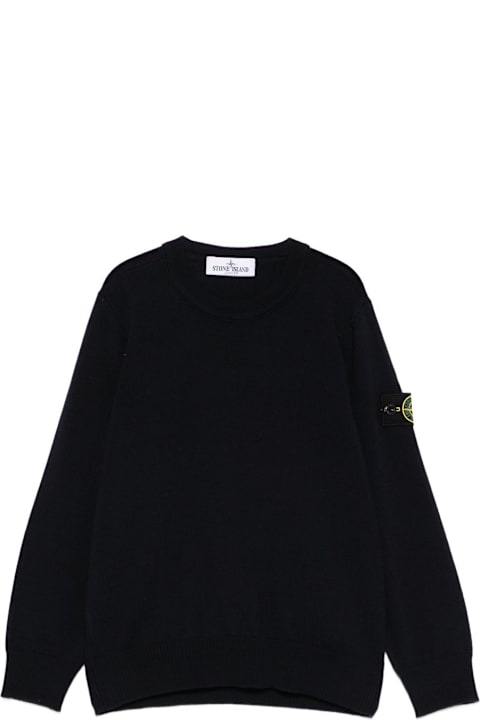 Homeware Stone Island Junior Stone Island Junior Logo-patch Wool Sweater
