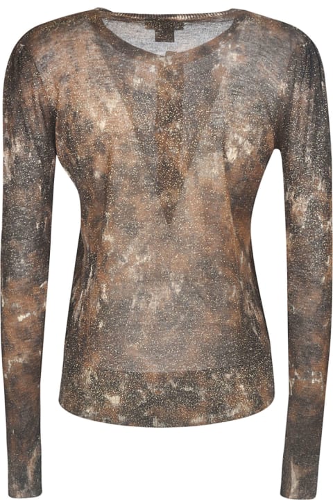 Avant Toi Sweaters for Women Avant Toi All-over Printed Cardigan