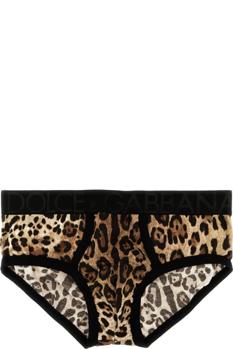Underwear for Men Dolce & Gabbana Animal Print Boxers