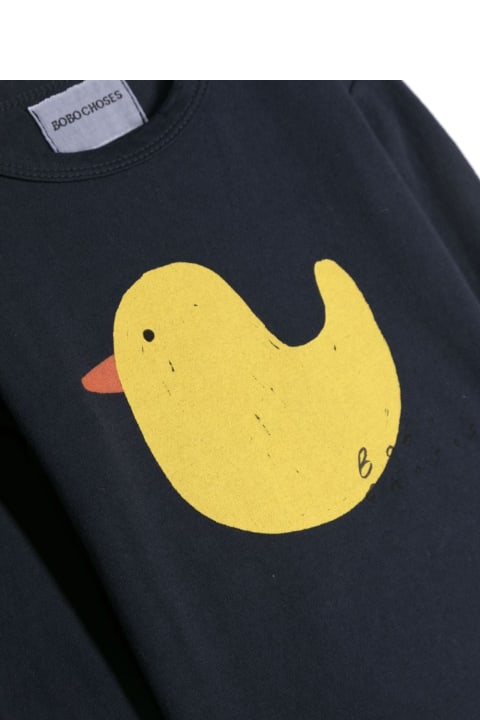 Topwear for Baby Girls Bobo Choses Baby Rubber Duck Long Sleeve T-shirt