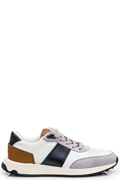 Tod's Leather And Mesh Sneakers | italist