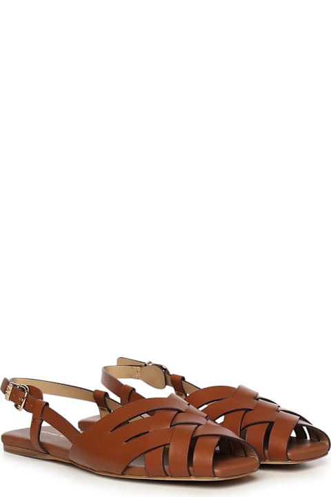 MICHAEL Michael Kors Shoes for Women MICHAEL Michael Kors Leather Sandals Irene Sling Flat