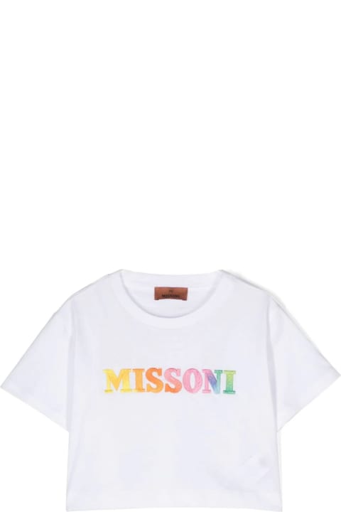ガールズ MissoniのTシャツ＆ポロシャツ Missoni Missoni T-shirts And Polos White