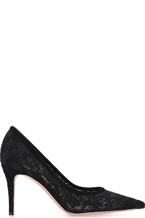 Gianvito Rossi Claudia's Lace Neckline