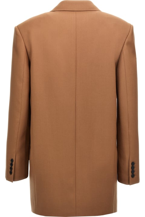 Saint Laurent Coats & Jackets for Women Saint Laurent Gabardine Double-breasted Blazer