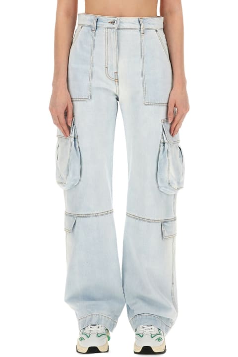 MSGM Jeans for Women MSGM Denim Cargo Pants