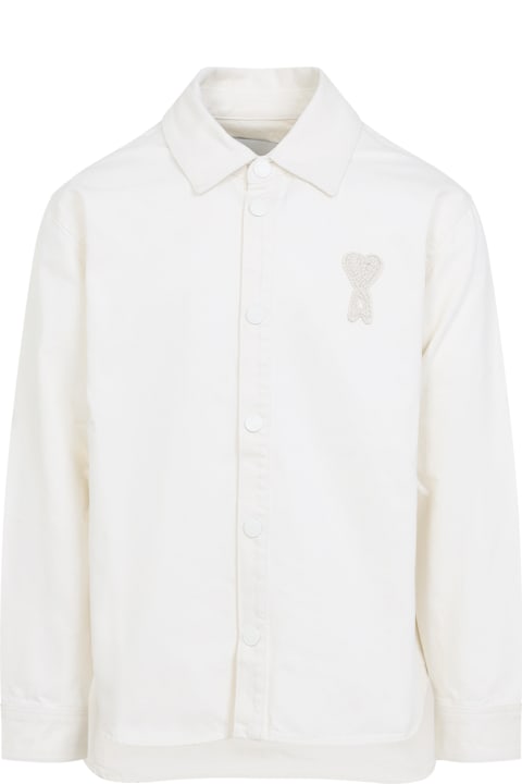 Ami Alexandre Mattiussi for Kids Ami Alexandre Mattiussi De Coeur Overshirt