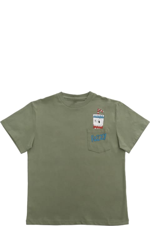 Stella McCartney Kids T-Shirts & Polo Shirts for Girls Stella McCartney Kids Military Green T-shirt