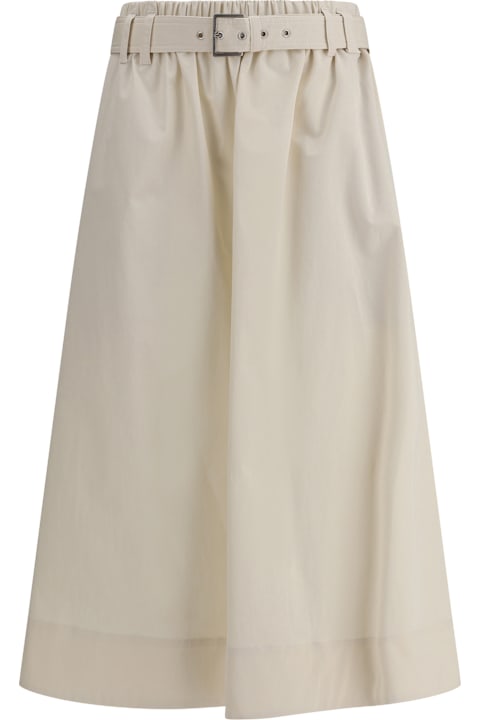 Skirts for Women Brunello Cucinelli Wide Skirt