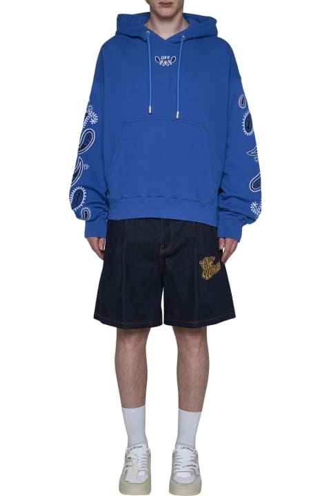 Fleeces & Tracksuits for Men Off-White Bandana Cotton Hoodie