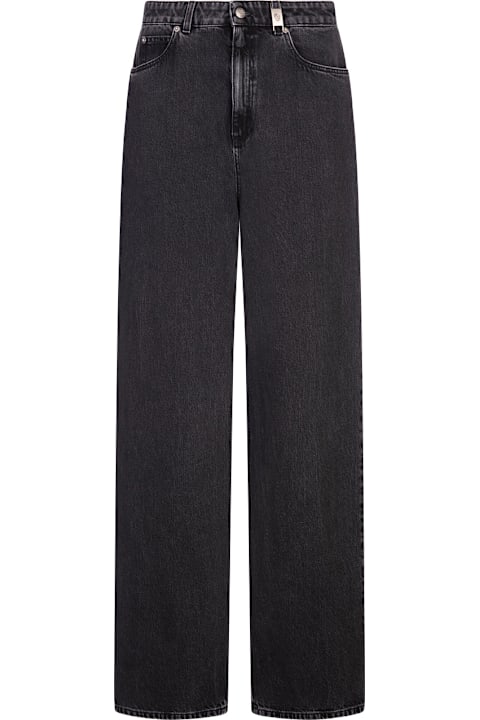 Homeware Alexander McQueen Wide-leg Skull Plaque Jeans