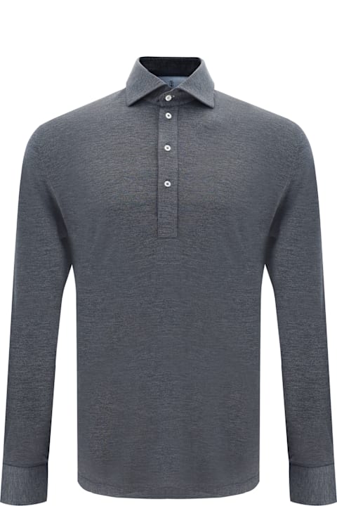 آخر صيحات الموضة من القسم الرجالي Brunello Cucinelli Long Sleeve Jersey