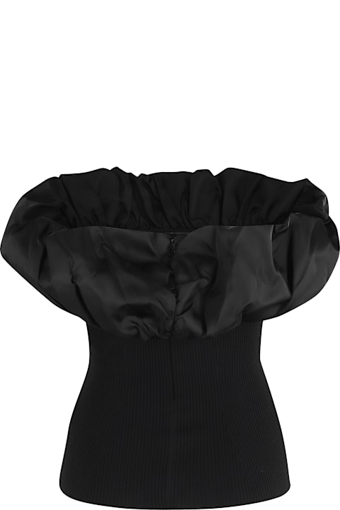 Fashion for Women Ganni Melange Knit Top