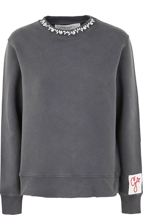 Fleeces & Tracksuits for Women Golden Goose Sweatshirt With Crystals Crewneck