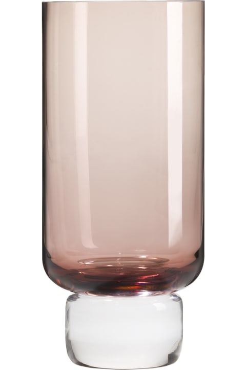 Clessidra Jar In Bordeaux Glass
