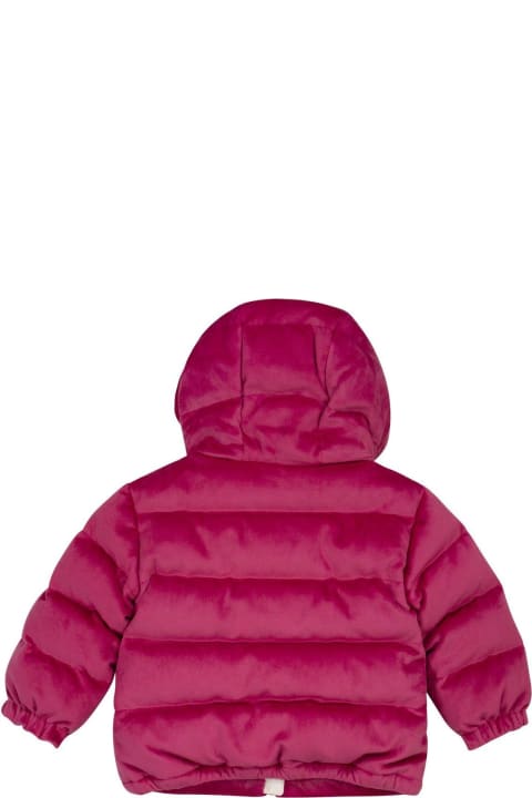 Moncler Coats & Jackets for Baby Girls Moncler Zip-up Long-sleeved Jacket