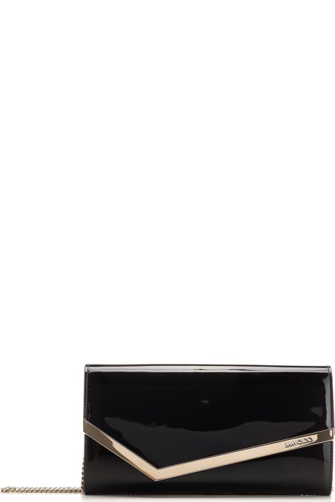 Jimmy Choo for Women Jimmy Choo Clutch Bag 'emmie' In Patent Leather