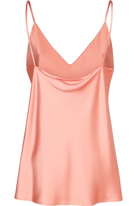 Max Mara Topwear for Women Max Mara Quassia Satin Tank Top