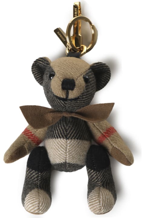 Bear Keychain With Bow Tie