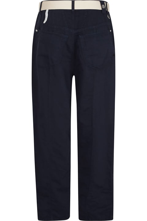 High for Women High Trousers Blue