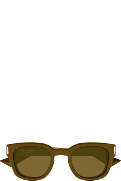 Homeware Saint Laurent Eyewear Saint Laurent Sl 838 Linea Corner Angle 007 Brown Sunglasses