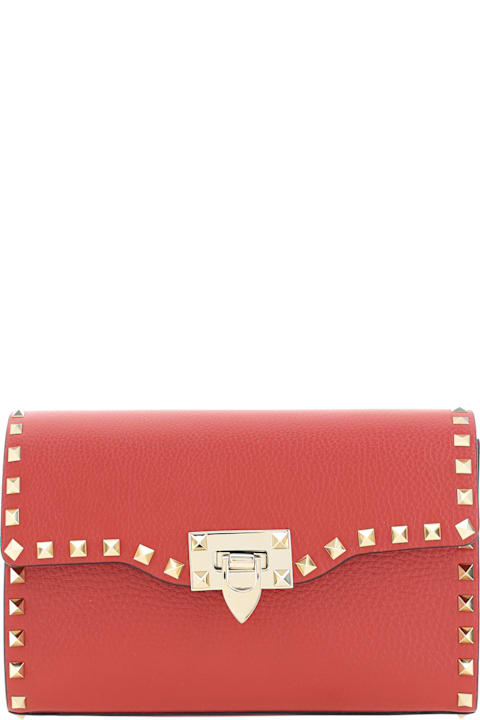 آخر صيحات الموضة من السيدات Valentino Garavani Small Rockstud Shoulder Bag