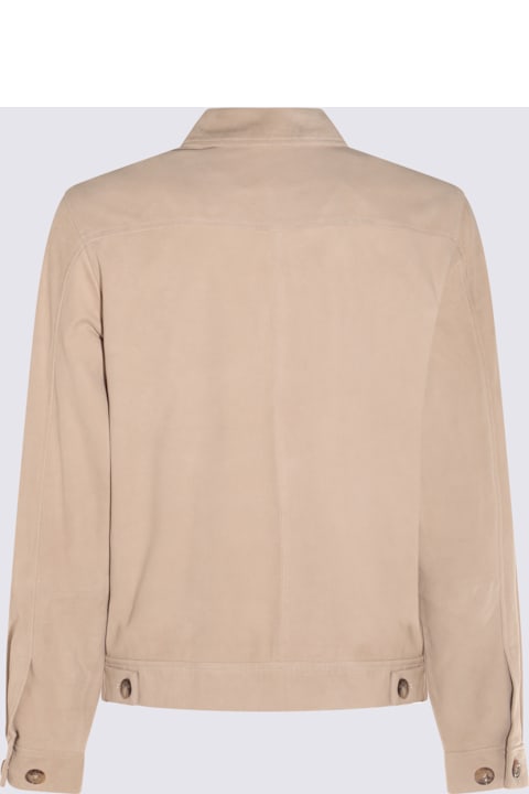 Altea Clothing for Men Altea Sand Leather Jacket