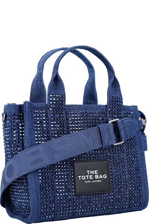 Marc Jacobs for Kids Marc Jacobs The Small Tote Denim Crystal