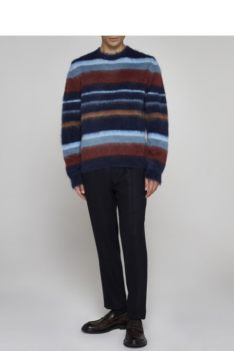 Etro Sweaters for Men Etro Striped Mohair-blend Sweater Etro