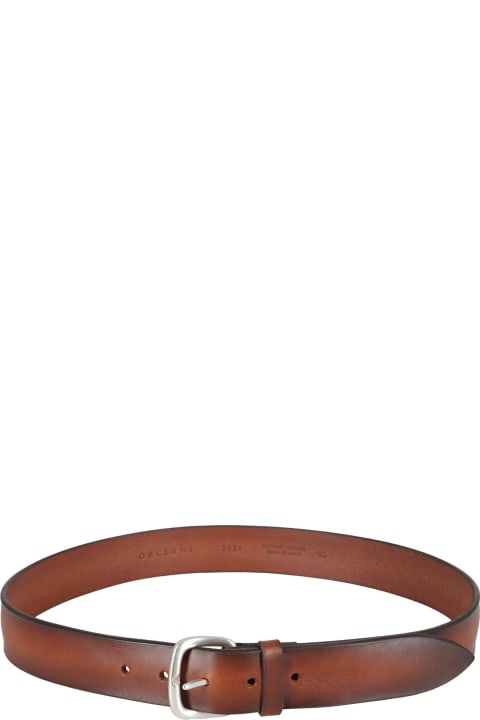 Belts for Men Orciani Leather Belt