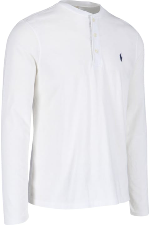 أدوات منزلية Ralph Lauren Logo Buttons T-shirt