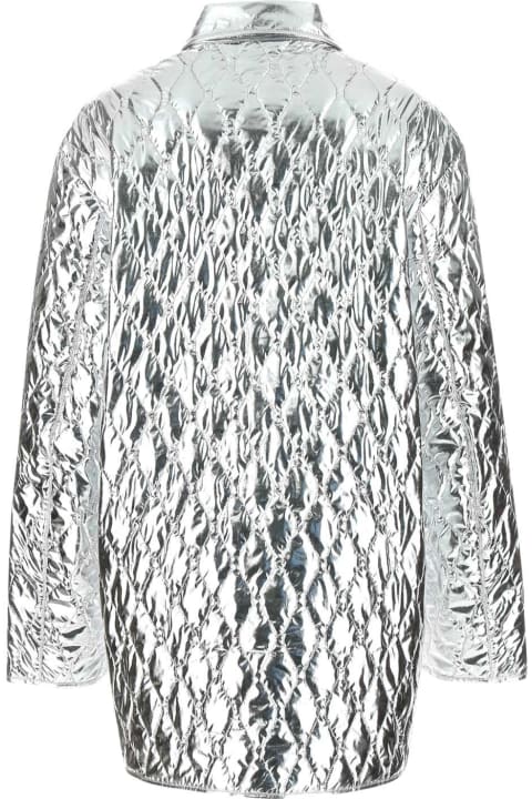 VTMNTS for Women VTMNTS Silver Polyester Jacket