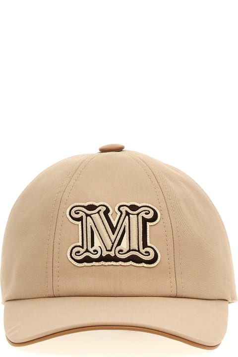 Max Mara Hats for Women Max Mara Logo Embroidery Cap