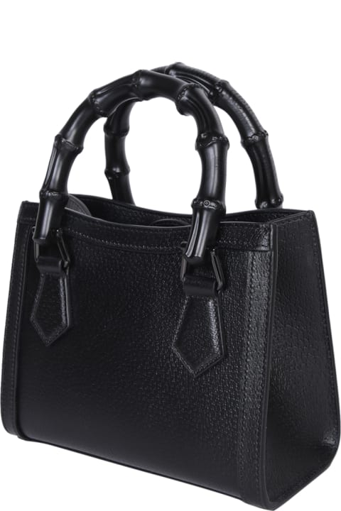 Gucci Bags for Women Gucci Diana Xs Black Handle Bag
