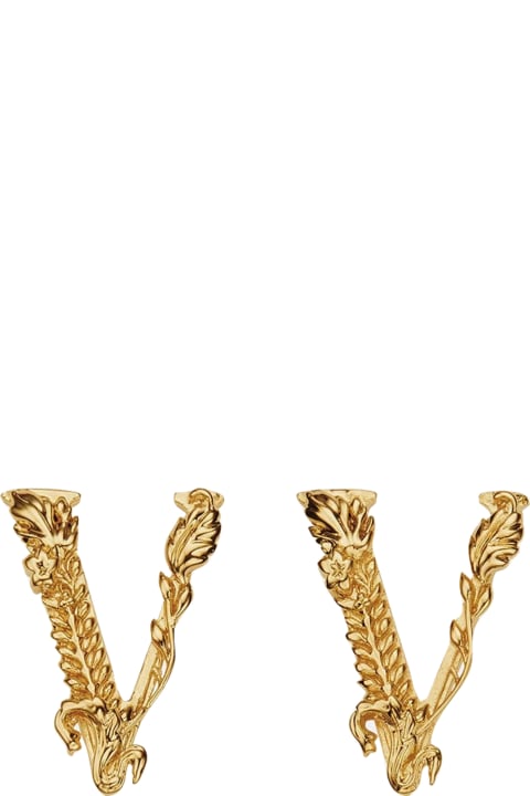 Versace Earrings for Women Versace Virtus Stud Earrings