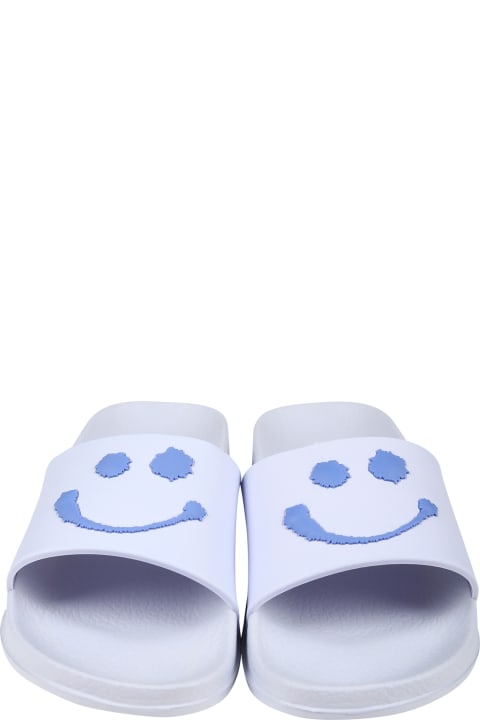 Fashion for Kids Molo Light Blue Slippers For Kids With Smiley