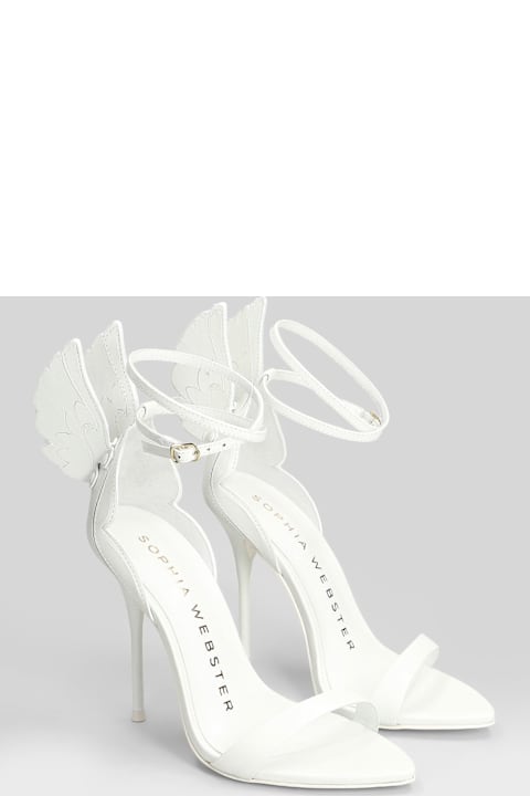 Sophia Webster لـ Men Sophia Webster Cherub Sandals In White Leather