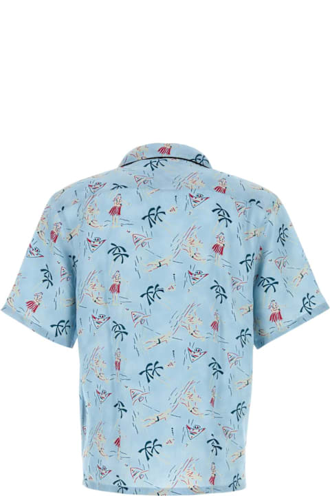 Fashion for Men Prada Printed Satin Shirt