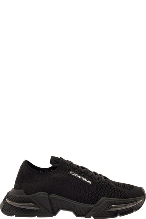 Black Daymaster Sneakers In Stretch Knit Dolce & Gabbana Man