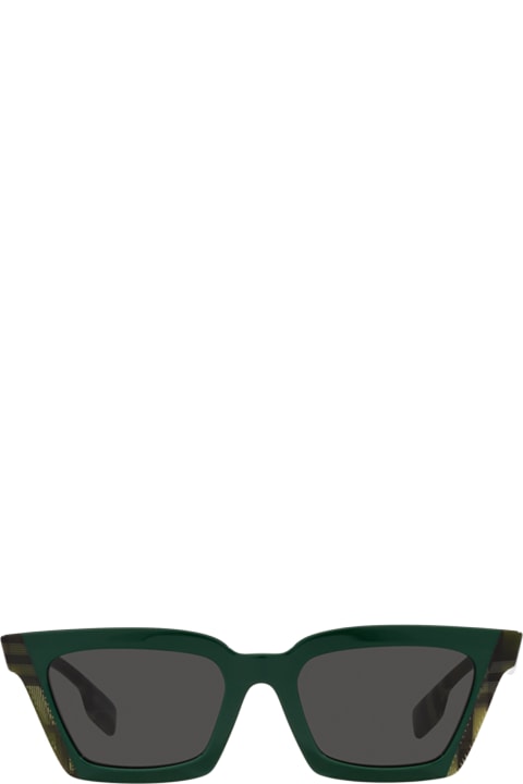 Burberry Eyewear Eyewear for Women Burberry Eyewear Be4392u Green / Check Green Sunglasses