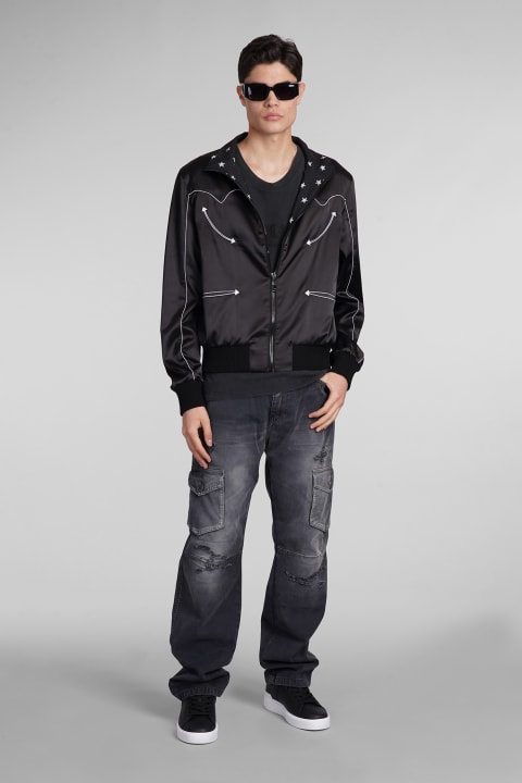 メンズ Balmainのコート＆ジャケット Balmain Casual Jacket In Black Polyester
