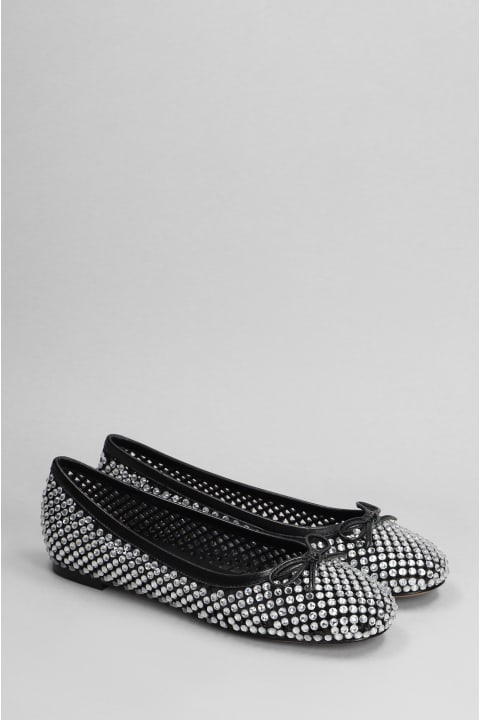 Lola Cruz Flat Shoes for Women Lola Cruz Sacha Ballet Flats In Black Leather