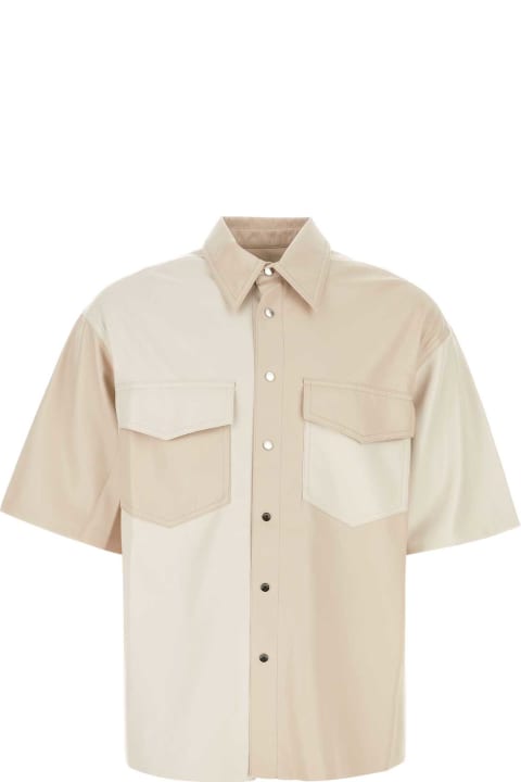 Nanushka Shirts for Men Nanushka Two-tone Synthetic Leather Shirt