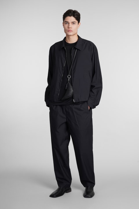 Lemaire Coats & Jackets for Men Lemaire Casual Jacket In Black Cotton