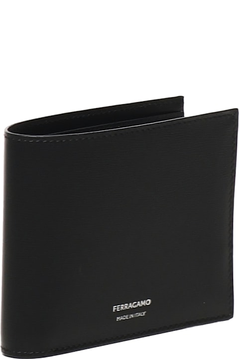 Ferragamo Accessories for Men Ferragamo Leather Wallet With Logo