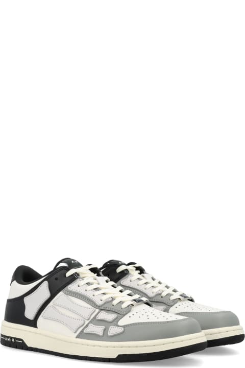 Fashion for Men AMIRI Two-tone Skel Top Low Sneakers