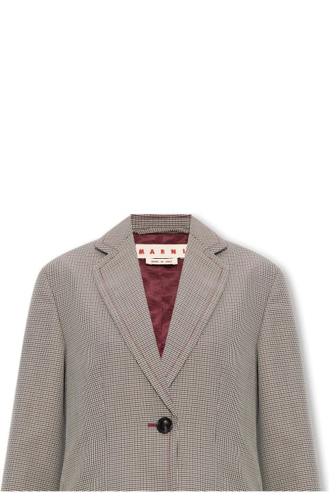 Marni Coats & Jackets for Women Marni Blazer With Notch Lapels