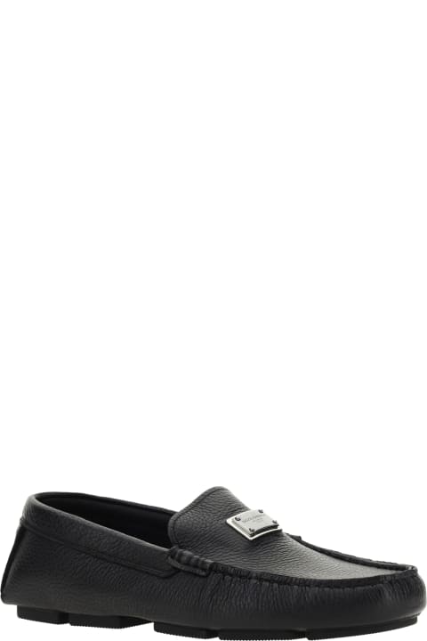 メンズ ローファー＆デッキシューズ Dolce & Gabbana Leather Loafers