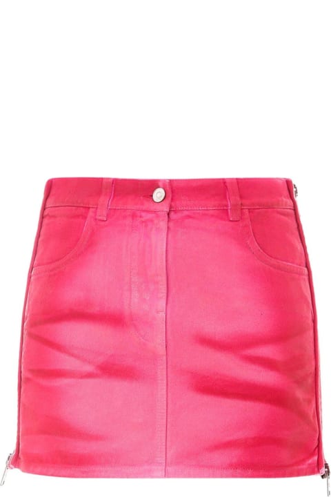 Givenchy for Women Givenchy Zipped Mini Denim Skirt